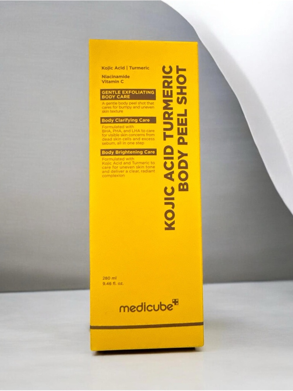 Medicube Kojic Acid Turmeric Body Peel Shot - Yellow